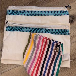Tory Burch shoe bags and jewelry holder!!